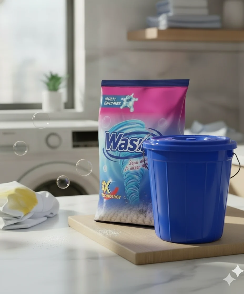 Wasro Detergent Powder 4kg with free 40l drum