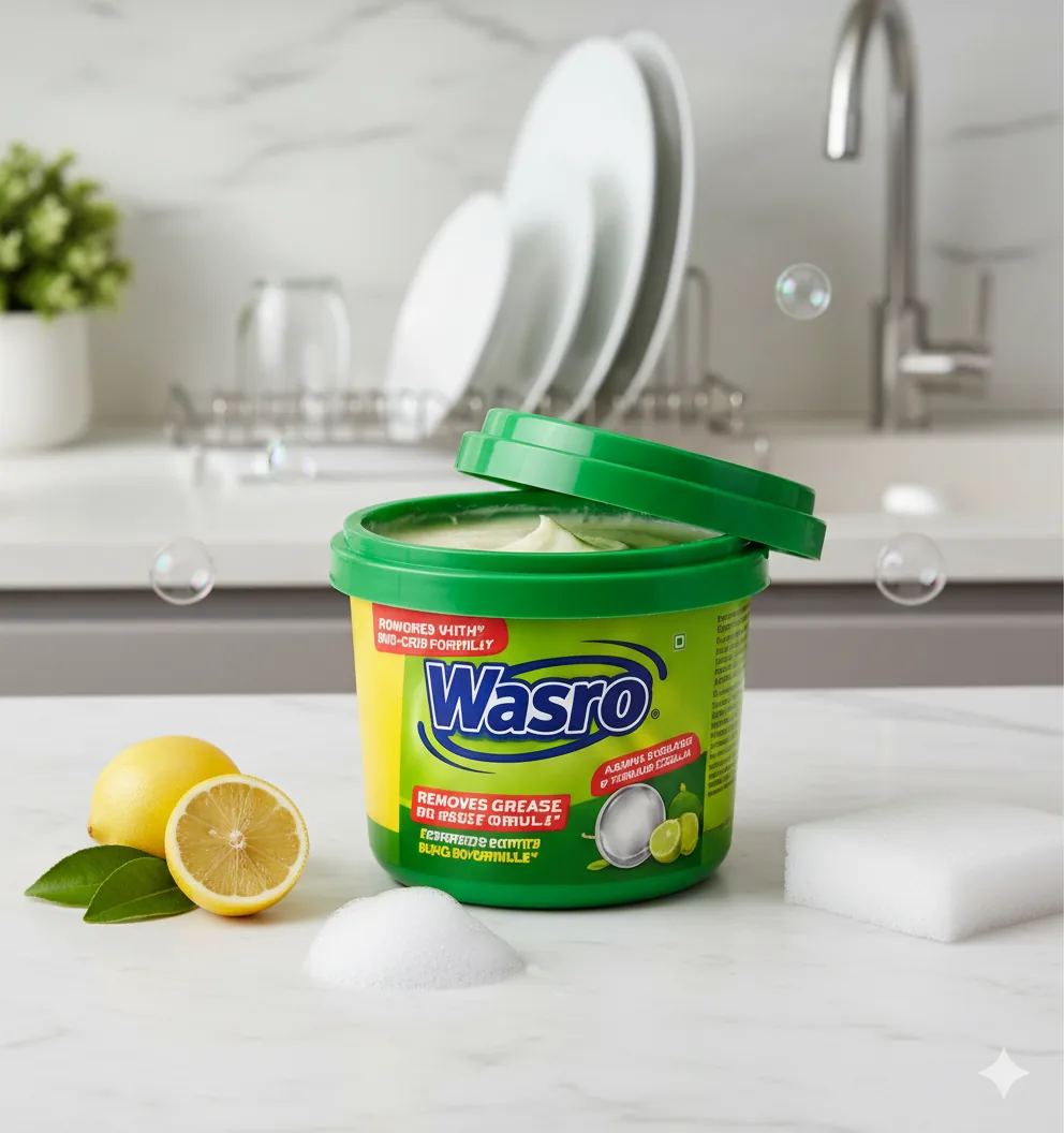 Wasro Dishwash Tub 600g with free scrubber